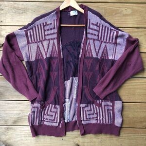 La hearts long M/L cardigan